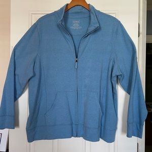 NWOT | LL Bean| 3x | Zip front sweatshirt